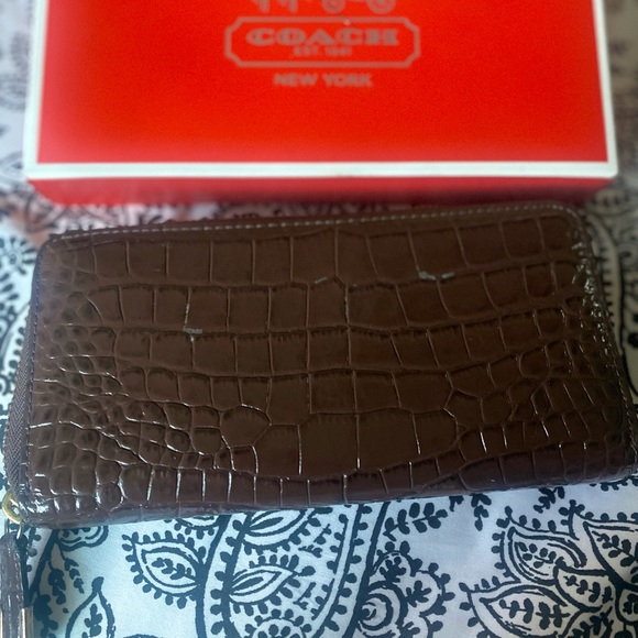 ❣️SOLD❣️🤎🤎🤎gently used coach wallet🤎🤎🤎 - Picture 2 of 4